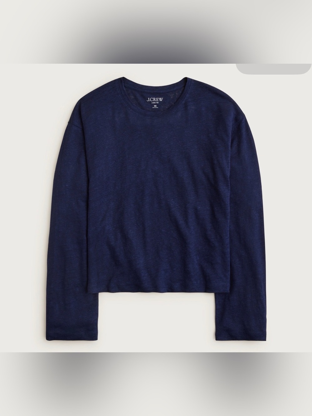 J Crew Long Sleeve linen t shirt. Summer 2026. Size M